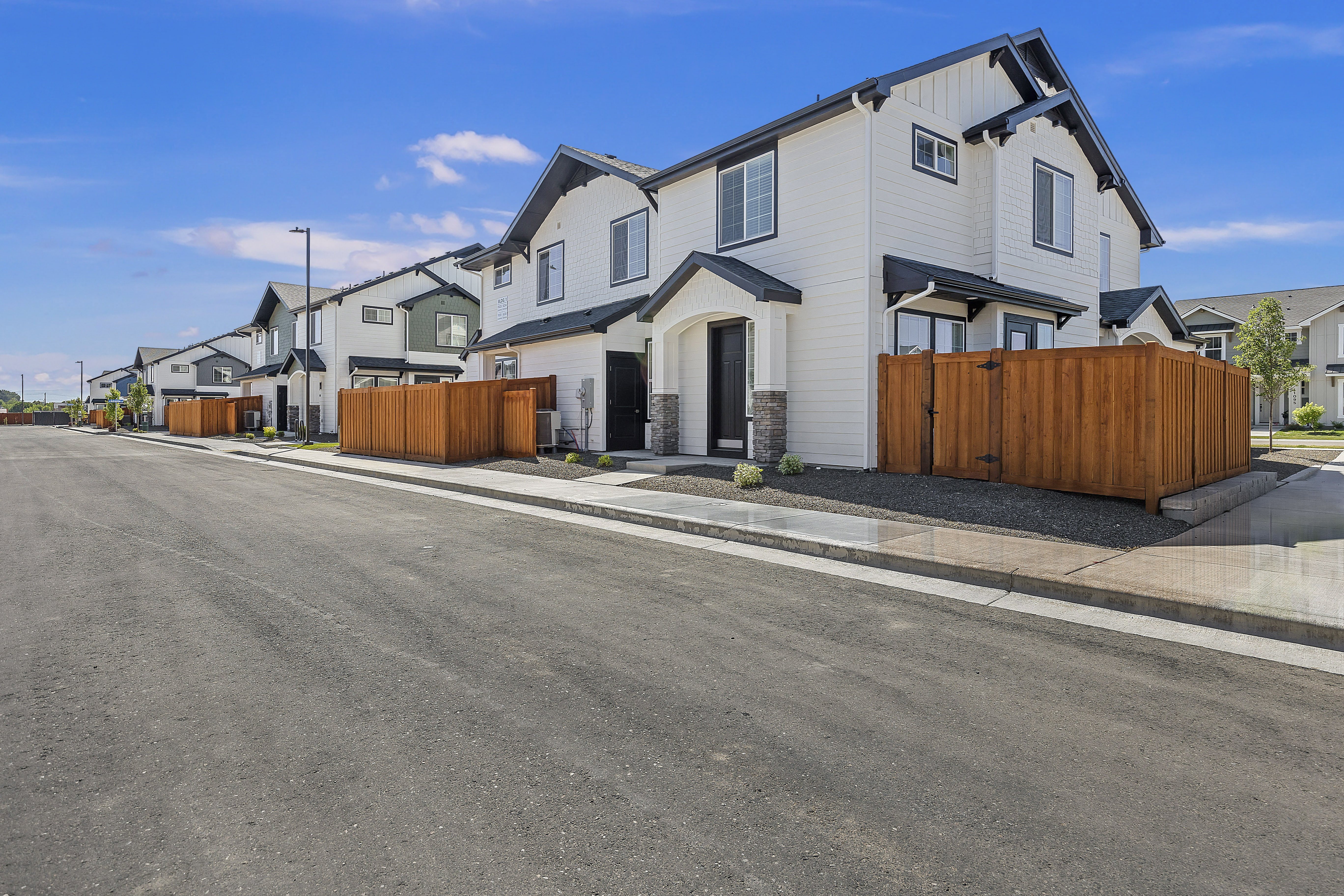 Exterior Street View at Alante Homes at Lake Hazel, Boise, ID